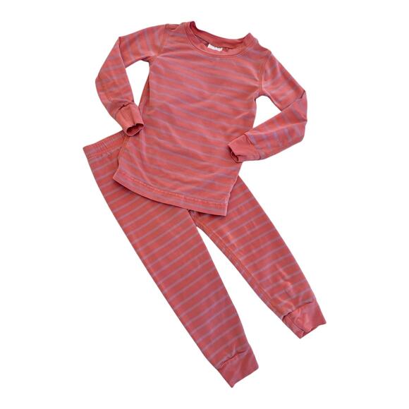 Hanna Andersson Striped Pattern Kids Sleepwear Pajama Set 3T - Picture 1 of 10